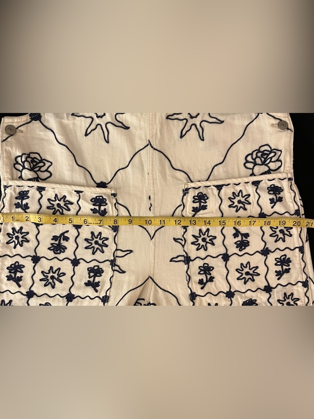 Free People Embroidered Overalls - Picture 8 of 8